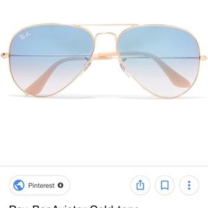 Ray Ban aviators with case